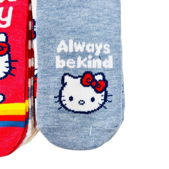 Hello Kitty Womens No Show Socks 10 Pack - Picture 5 of 11